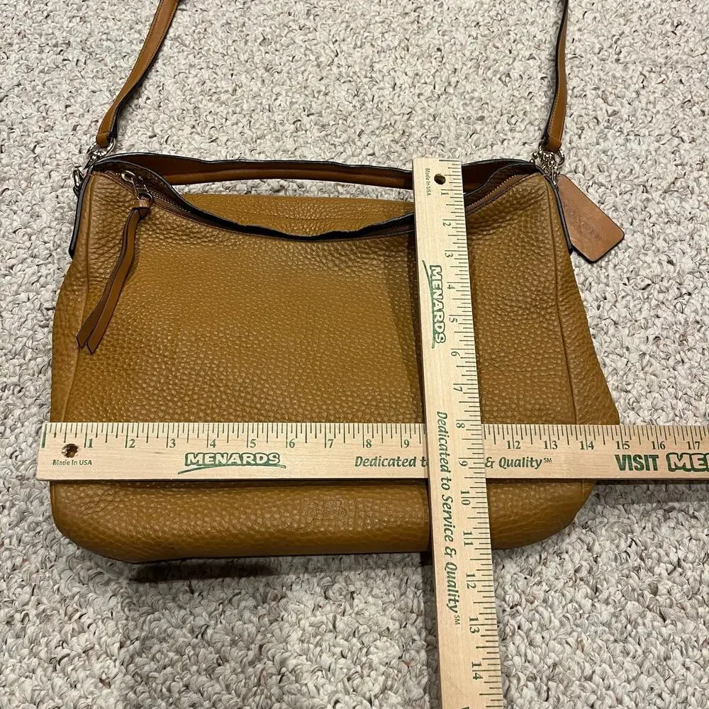 Coach Bleeker Sullivan Pebbled Leather Hobo Bag Classic Casual 31623
